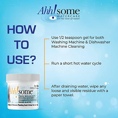 Ahh-Some 2 in 1 Washer Dishwasher Bio Cleaner Gel