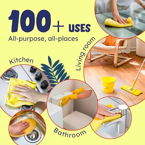 Originally Yellow All-Purpose Cleaner 128 Oz Plant-Based Safe No Harsh Chemicals