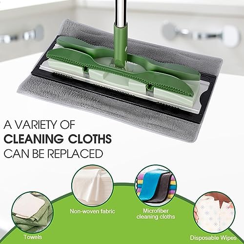 MASTERTOP Microfiber Dust Mop with 4 Pads 524 Handle