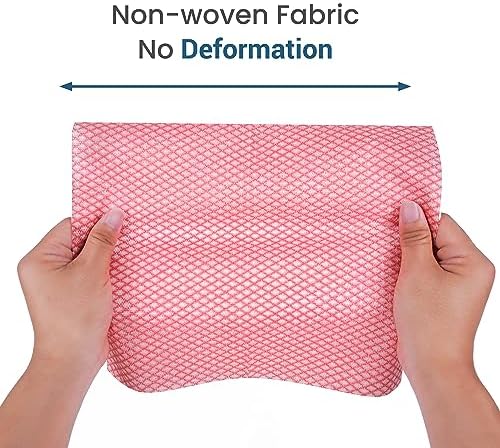 SCRUBIT Reusable Cleaning Wipes 72 Pack Red