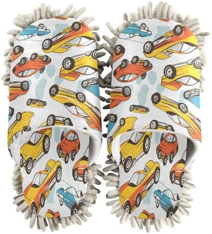 Bulletgxll Colorful Mopping Slippers Washable Floor Mop Replacement 1