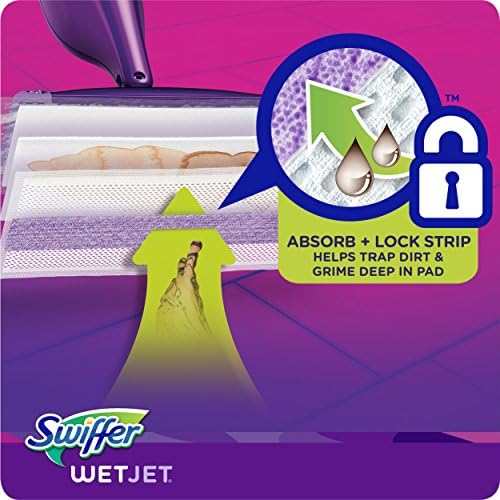 Swiffer WetJet Mopping Pad Refill 12 Count Multi-Surface Hardwood Floor Cleaner