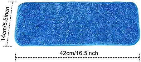 6 Piece Microfiber Cleaning Pads for Reveal Mop 16-18 Inch Washable