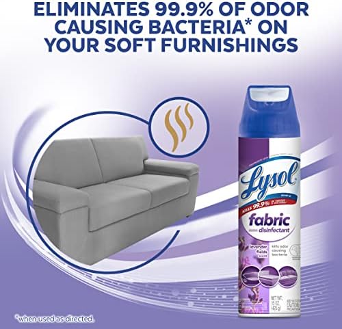 Lysol Fabric Disinfectant Spray 15 Fl Oz Lavender