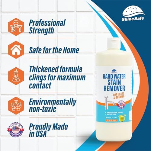 ShineSafe Hard Water Stain Remover 32oz 1