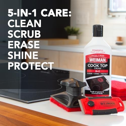 Weiman Glass Cooktop Cleaner Kit 20 Oz