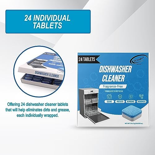 Air Jungles Dishwasher Cleaner Tablets 24 Count