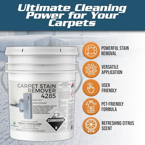 Heavy Duty Carpet Stain Remover 4285 1 Gallon