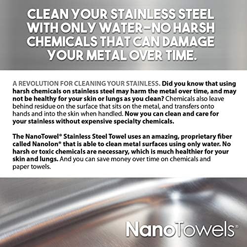Nano Towels Stainless Steel Cleaner 3-Pack 1
