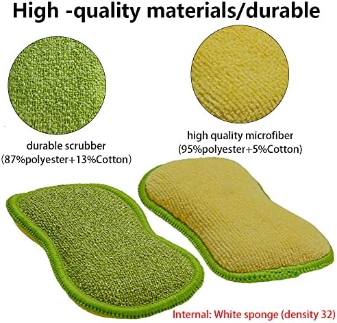 SmilePowo Multi-Purpose Scrub Sponges 6 Pack 1