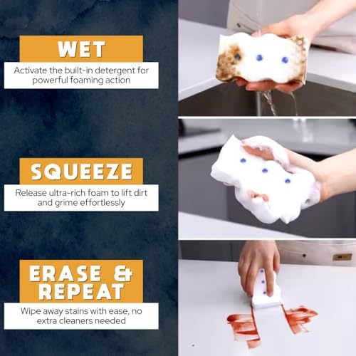 MaxSpark Magic Eraser Sponge 4 Pads 1