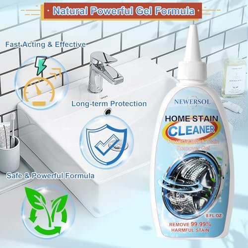 NEWERSOL Black Stain Remover Gel 8 Fl Oz