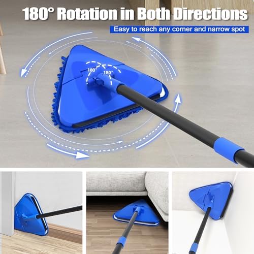 Dolanx 80 Inch Wall Mop with 180 Folding and 360 Swivel