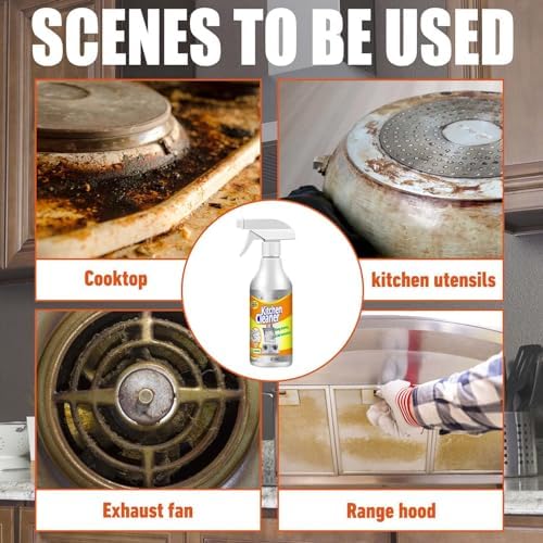 Lqlq Kitchen Oil Stain Remover - Powerful Safe