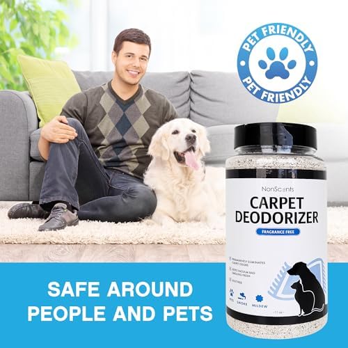 NonScents Carpet Rug Odor Eliminator - Pet Safe Fragrance Free
