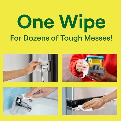 Seventh Generation Multi-Surface Wipes with Lemon Zest Scent 70 Count Pack of 6