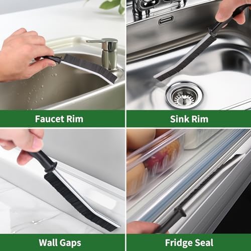 POPGIO 2 Pcs Crevice Cleaning Brush for Deep Crevices