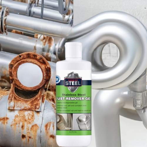 CLEAN MY STEEL Heavy-Duty Rust Remover for Stainless Steel and Metal Surfaces 85 oz