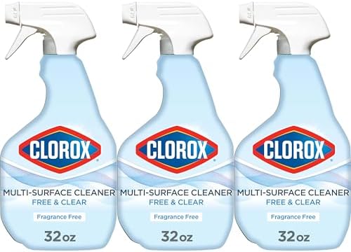 Clorox Free Clear Multi Surface Cleaner 32 Fl Oz Pack of 3 1