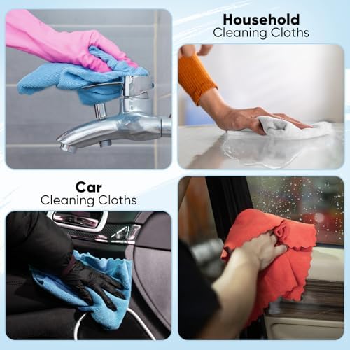 Orighty Microfiber Cloths 75 Sheets Red 115 x 115