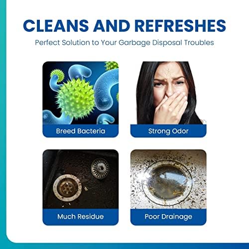 Maravello Garbage Disposal Cleaner 28 Tablets One Year Supply