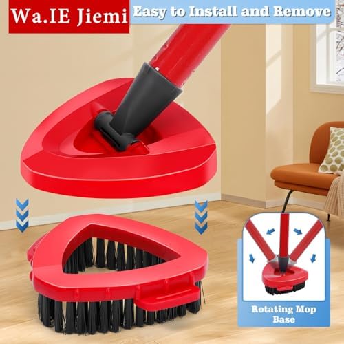 4 Pack Spin Mop Heads Compatible with Oceda EasyWring 1-Tank System