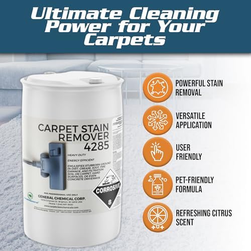CarpetGeneral Carpet Stain Remover 4285 - 55 Gallon Drum