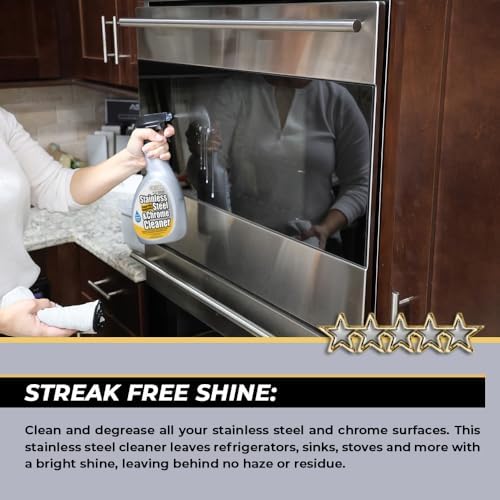 Flitz 32oz Stainless Steel Chrome Cleaner Spray - USA Made