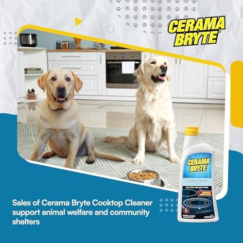 Cerama Bryte Glass Cooktop Cleaner Combo Kit - 6 Piece