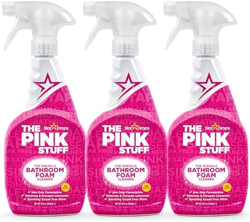 Stardrops - The Pink Stuff Bathroom Foam Cleaner 3-Pack