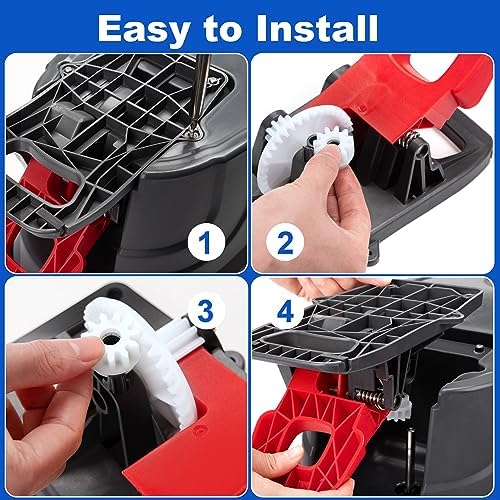 4 Pcs Spin Mop Bucket Gear Replacement for O Cedar
