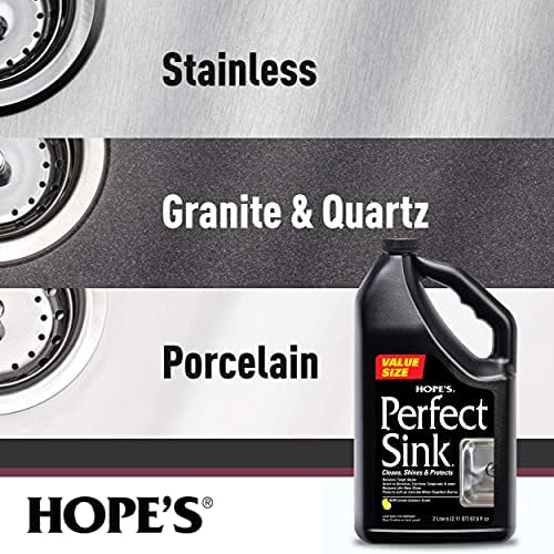 HOPES Perfect Sink Cleaner Polish Multi-Surface Water-Repellant Stain Removal Value Size