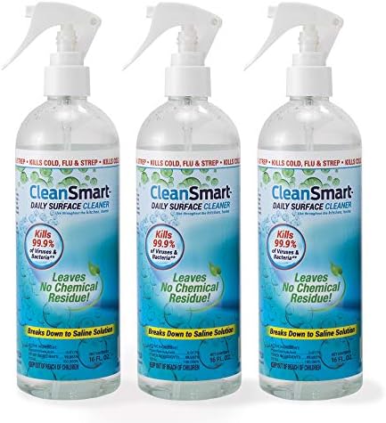 CleanSmart Daily Surface Spray Disinfectant 16 oz Pack of 3