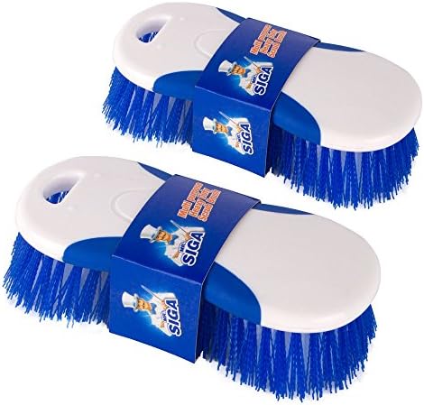 MRSIGA Heavy Duty Scrub Brush - Pack of 2 1