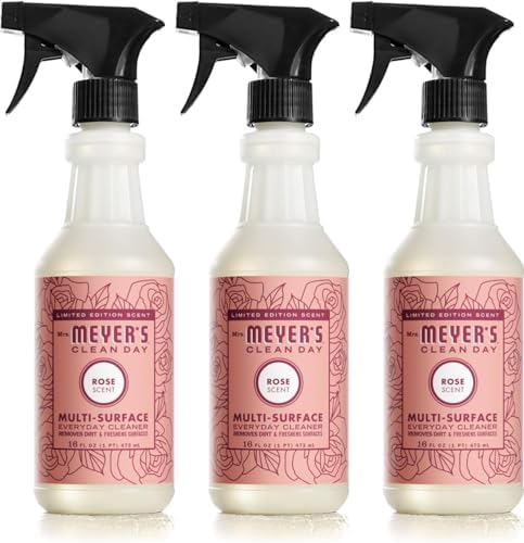 Mrs Meyers Clean Day All-Purpose Cleaner Spray Rose 16 fl oz Pack of 3