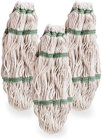 Libman Tornado Spin Mop System with 1 Refill Head and 3 Cotton Mop Refills