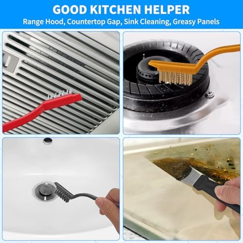 4TH Crevice Cleaning Brush Set - 12 Pack