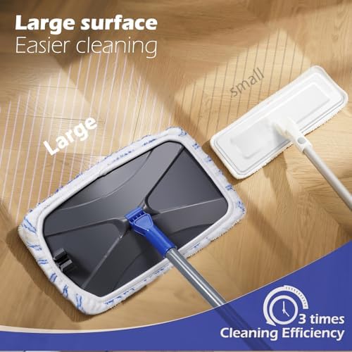 Masthome Microfiber Mop with 5 Pads and Scraper