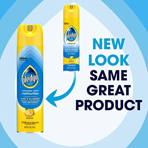 Pledge Dust Allergen Multisurface Cleaner Lemon Scent 97oz