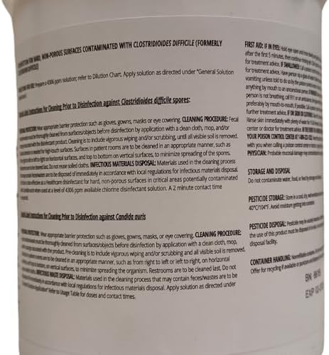 33 Gram PurTabs Disinfectant Tablets - Sporicidal Concentrated Multipurpose