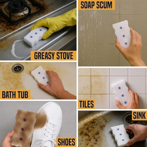 MaxSpark Magic Eraser Sponge 4 Pads 1
