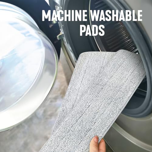 Pine-Sol Flat Microfiber Mop - Wet Dry with 2 Reusable Pads