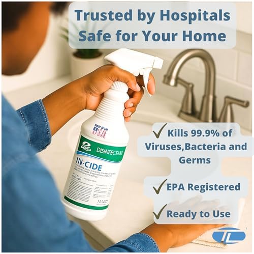 Theochem In-Cide Disinfectant Spray 32 oz 2 Pack 1