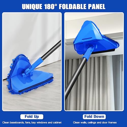 Dolanx 80 Inch Wall Mop with 180 Folding and 360 Swivel