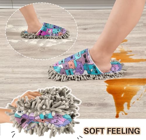 Zhirexin Cute Panda Cleaning Slippers