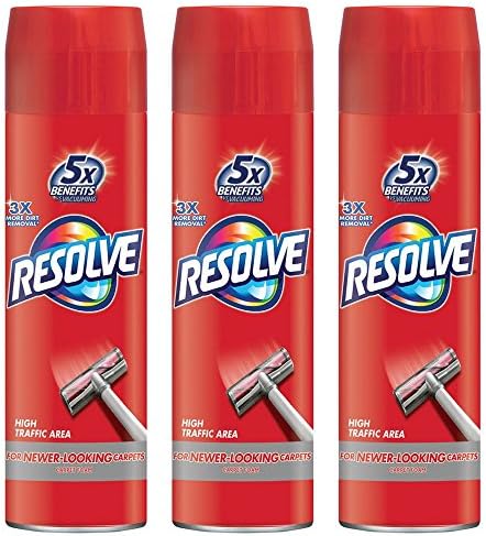 Resolve High Traffic Carpet Foam 22 oz Can Pack of 3