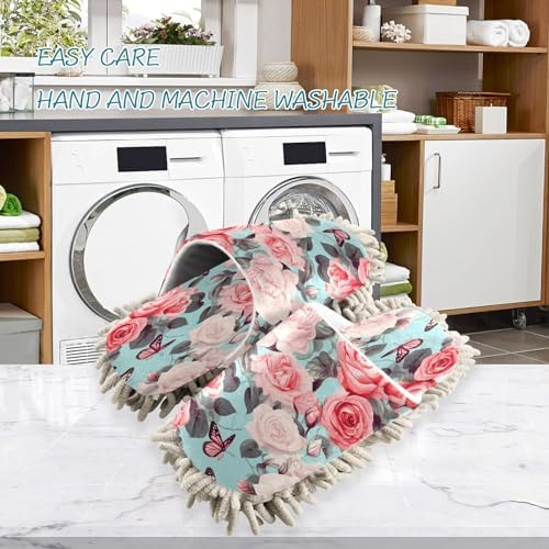Bulletgxll Mopping Slippers with Microfiber Pad for Daily Cleaning