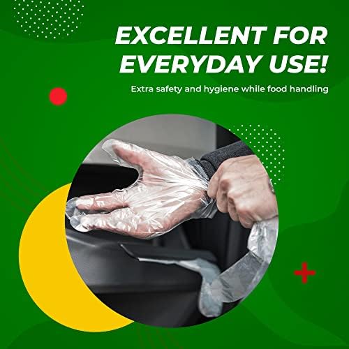 Green Direct Disposable PE Gloves Latex Free 500Pack