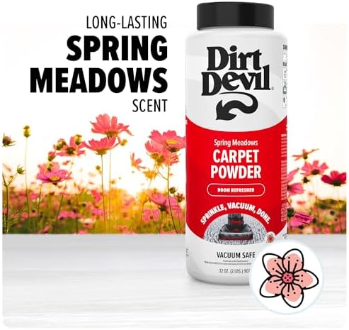 Dirt Devil Carpet Powder 32 oz Spring Meadows Scent