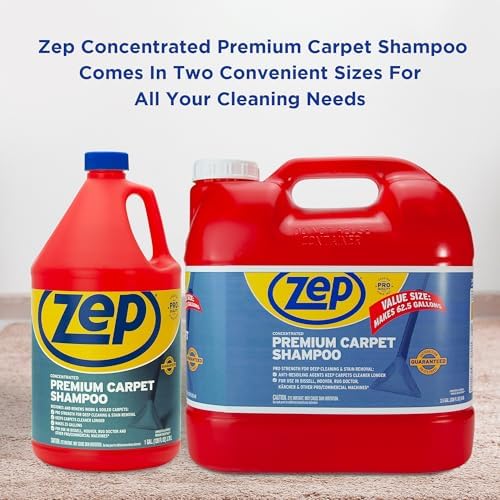 Zep Premium Carpet Cleaner Shampoo 1 Gallon Case of 2